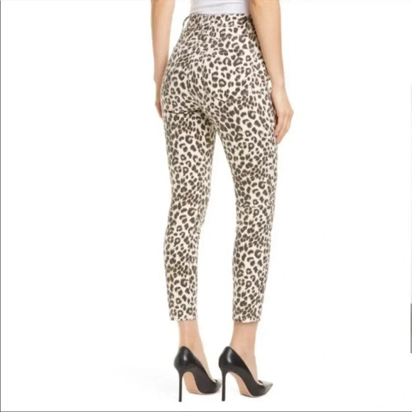 Frame Ali high rise leopard denim - Picture 3 of 12